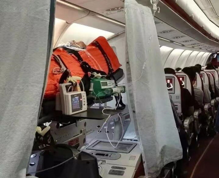 慈溪市跨国医疗包机、航空担架