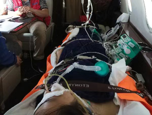 慈溪市跨国医疗包机、航空担架